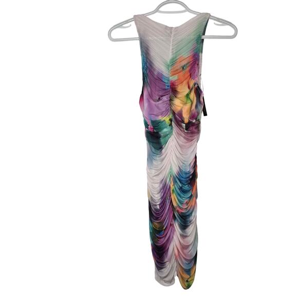 NWT AFRM Helsa Mini Dress in Blur Pansy Size Small - Picture 4 of 7